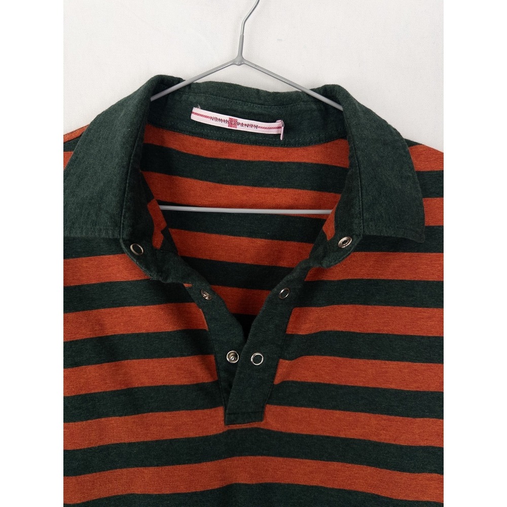 Kent & Curwen Rugby Polo Shirt Mens XL Striped Casual Cotton Long Sleeve - Picture 2 of 8